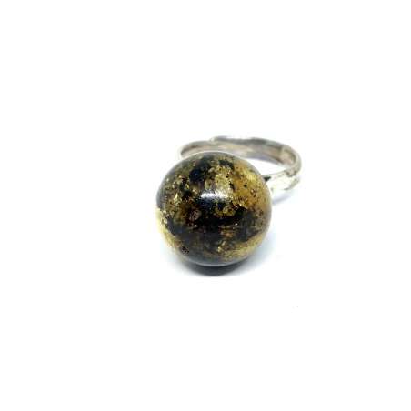 Anillo de Ámbar y Plata de Ley 925