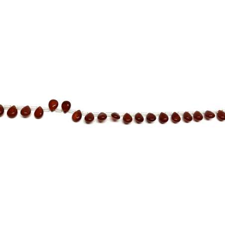 Ágata Roja Lágrima 6x8mm