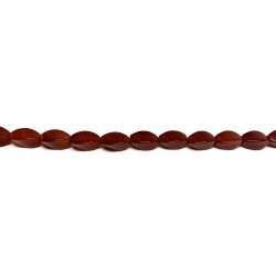 Ágata Roja Oliva "S" 6x12mm
