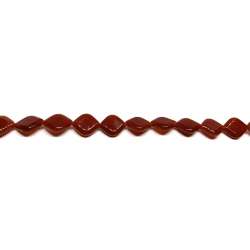 Ágata Roja Rombo 13x16mm