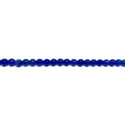 Ágata Azul 4mm facetada