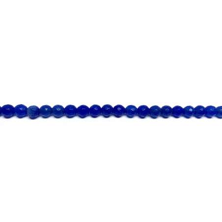 Ágata Azul 4mm facetada
