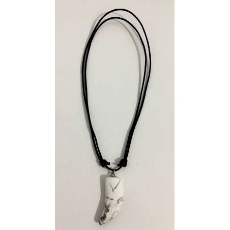 Howlite colmillo plano