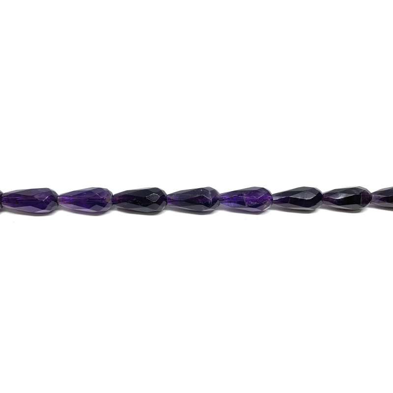 Amatista gota 10x20mm facetada