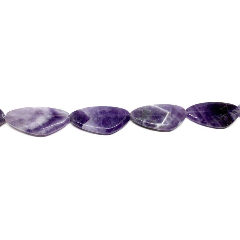 Amatista nugget plano irregular 20x40mm