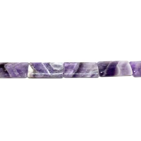 Amatista rectángulo 20x40mm