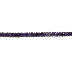 Amatista rondel 5x8mm facetada