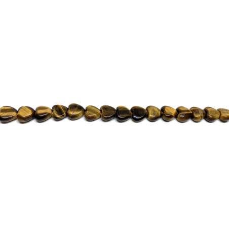 Ojo de Tigre corazón 8mm