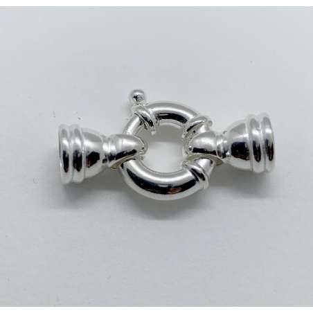 Timón en Plata de Ley 15mm con capuchón