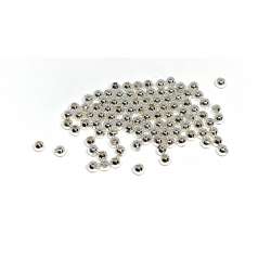 Bolas lisas de Plata de Ley 2,5mm 2