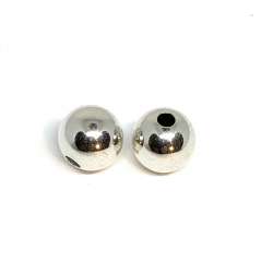 Bolas lisas de Plata de Ley de 10mm
