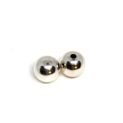 Bolas lisas de Plata de Ley de 13mm