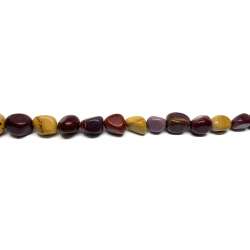 Jaspe Mokaita nugget 12x13mm