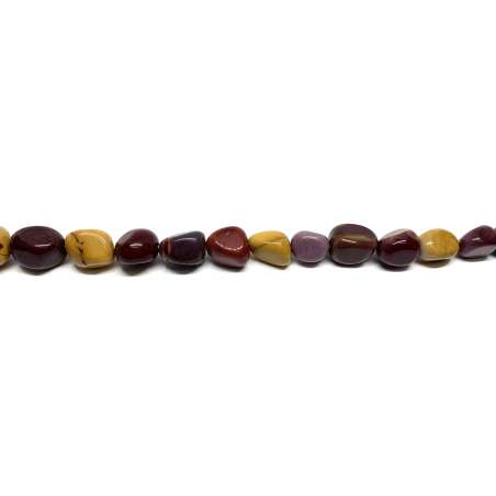 Jaspe Mokaita nugget 12x13mm
