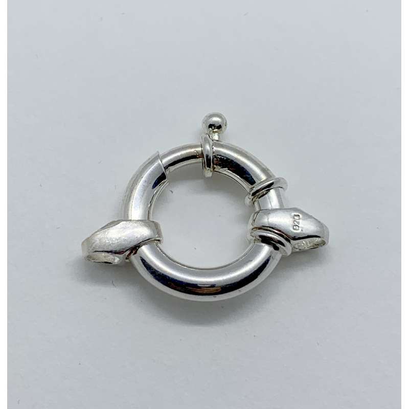 Timón en Plata de Ley 17mm