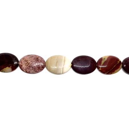 Jaspe Mokaita oval 30x40mm
