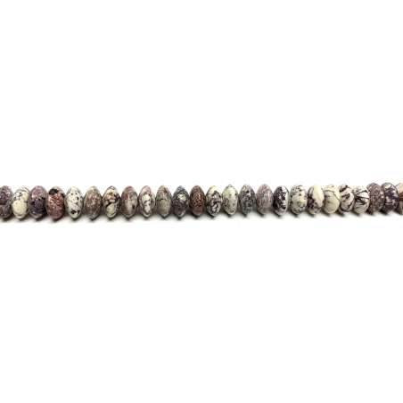 Jaspe Víbora abacus 10x6mm