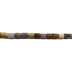 Jaspe Océano cilindro 10x13mm