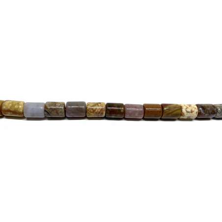 Jaspe Océano cilindro 10x13mm