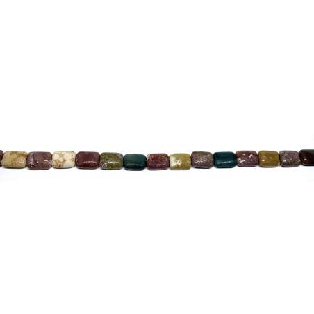 Jaspe Océano rectángulo 10x14mm