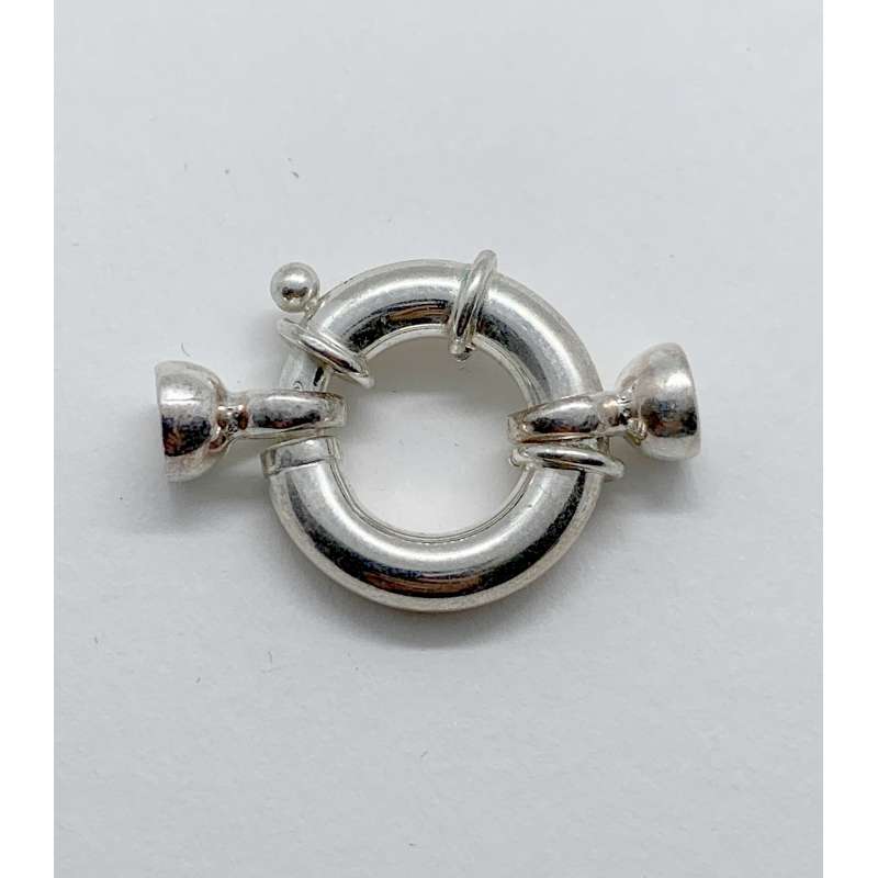 Timón en Plata de Ley 18mm con capuchón