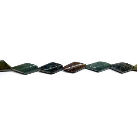 Jaspe Océano rombo "S" 15x30mm