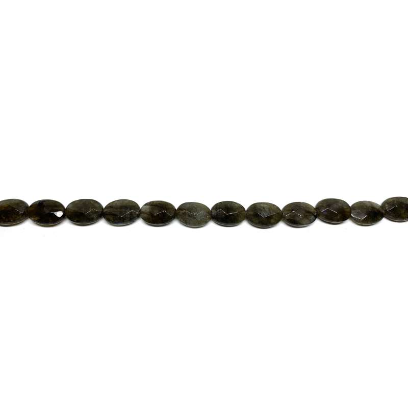 Labradorita oval 10x14mm facetado