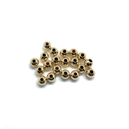 Bolas lisas de Gold Filled de 4mm
