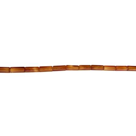 Cornalina cuboide 4x13mm