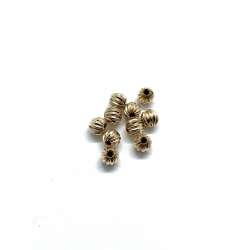 Bolas gayonadas de Gold Filled 5mm