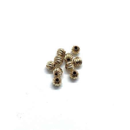 Bolas gayonadas de Gold Filled 5mm