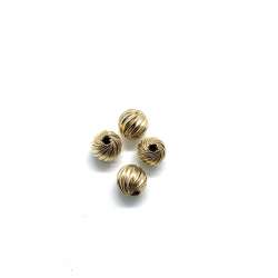 Bolas gayonadas de Gold filled 6,5mm