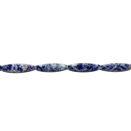 Sodalita oliva lados 11x40mm