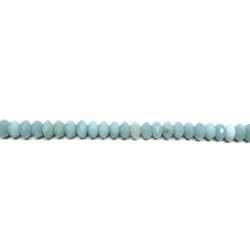 Amazonita rondel 10x6mm facetada